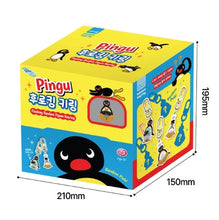 Load image into Gallery viewer, Pingu Flocking Random Figure Keyring Blind Box