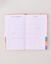 Load image into Gallery viewer, 17-Month Academic Planner - Pink Bonjour