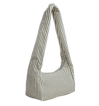 Load image into Gallery viewer, Nylon Meringue Bag - Sage Stripe