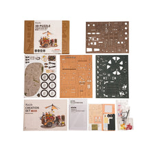 Load image into Gallery viewer, 3D Wooden Puzzle: Blossom Cart - Tigertree