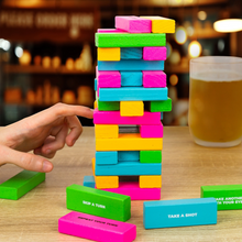 Load image into Gallery viewer, Tipsy Topple Tower Game - Tigertree