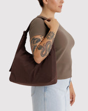 Load image into Gallery viewer, Nylon Shoulder Bag - Coffee - Tigertree