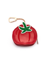 Load image into Gallery viewer, 2-in-1 Bag Charm & Shopping Bag - Ripe Red Tomato - Tigertree