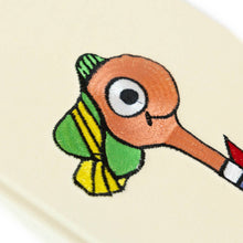 Load image into Gallery viewer, Lowly Worm Embroidered Journal - Tigertree