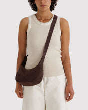 Load image into Gallery viewer, Small Nylon Crescent Bag - Coffee - Tigertree