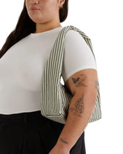Load image into Gallery viewer, Small Nylon Meringue Bag - Sage Stripe