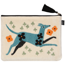 Load image into Gallery viewer, Dogwood Embroidered Flat Pouch - Tigertree