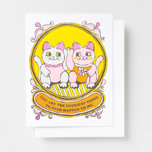Load image into Gallery viewer, Luckiest Thing Ever Love Card - Tigertree