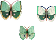Load image into Gallery viewer, Fern Striped Butterflies- Set of 3