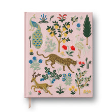Load image into Gallery viewer, Menagerie Garden Embroidered Sketchbook - Tigertree