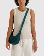 Load image into Gallery viewer, Small Nylon Crescent Bag - Deep Sea - Tigertree