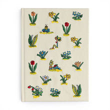 Load image into Gallery viewer, Lowly Worm Garden Embroidered Journal - Tigertree