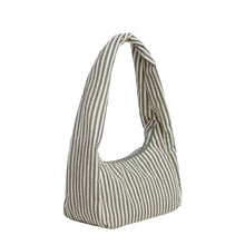 Load image into Gallery viewer, Small Nylon Meringue Bag - Sage Stripe