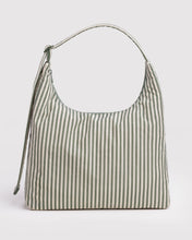 Load image into Gallery viewer, Nylon Shoulder Bag - Sage Stripe