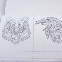 Load image into Gallery viewer, Stress Relieving Animal Designs Adult Coloring Book - Tigertree