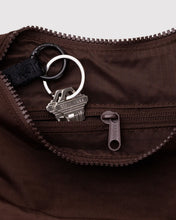 Load image into Gallery viewer, Small Nylon Crescent Bag - Coffee - Tigertree