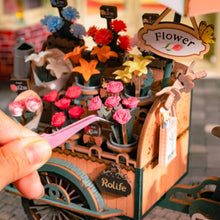Load image into Gallery viewer, 3D Wooden Puzzle: Blossom Cart - Tigertree