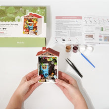 Load image into Gallery viewer, DIY Miniature House Kit: Borrowed Garden - Tigertree