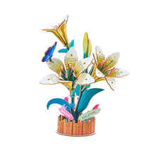 Load image into Gallery viewer, DIY Wooden Puzzle Kit: Lily Bloom Kit - Tigertree