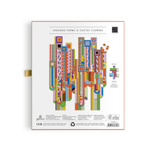Load image into Gallery viewer, Frank Lloyd Wright Saguaro Cactus & Forms 750 Piece Shaped Foil Puzzle