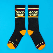 Load image into Gallery viewer, Good Grief Gym Crew Socks - Tigertree