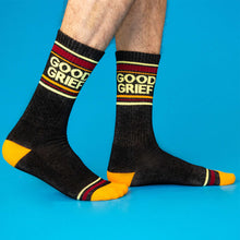 Load image into Gallery viewer, Good Grief Gym Crew Socks - Tigertree