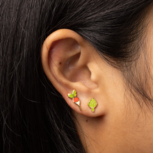 Load image into Gallery viewer, Radish Artichoke Earrings - Tigertree