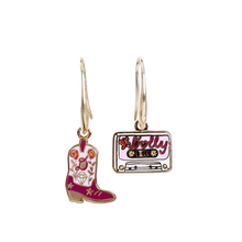 Load image into Gallery viewer, Boot & Country Cassette Earrings - Tigertree