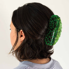 Load image into Gallery viewer, Large Pickle Hair Claw - Tigertree