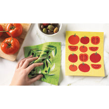 Load image into Gallery viewer, Swedish Dish Cloth- Tomatoes - Tigertree