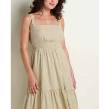 Load image into Gallery viewer, Taj Hemp Tiered Midi Dress