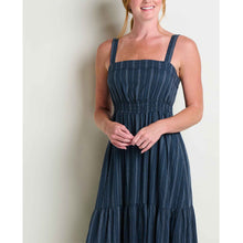 Load image into Gallery viewer, Taj Hemp Tiered Midi Dress