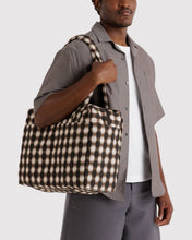 Load image into Gallery viewer, Small Cloud Carry On - Blurred Gingham Brown - Tigertree