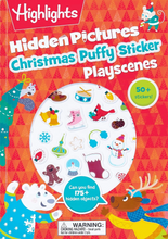 Load image into Gallery viewer, Christmas Hidden Pictures Puffy Sticker Playscenes - Tigertree