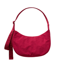 Load image into Gallery viewer, Medium Nylon Crescent Bag - Cherry