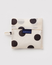 Load image into Gallery viewer, Standard Baggu - Cream and Black Polka Dot