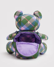 Load image into Gallery viewer, Bear Bag- Green Star Plaid - Tigertree