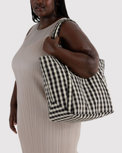 Load image into Gallery viewer, Cloud Bag - Black and Cream Gingham