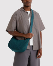 Load image into Gallery viewer, Medium Nylon Crescent Bag - Deep Sea - Tigertree