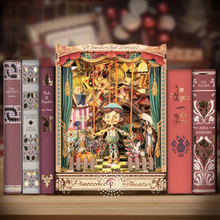 Load image into Gallery viewer, DIY Book Nook Kit: Pinocchio Theater