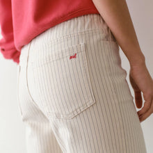 Load image into Gallery viewer, Drawstring Railroad Wide Leg Pant
