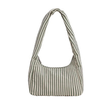 Load image into Gallery viewer, Small Nylon Meringue Bag - Sage Stripe
