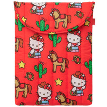 Load image into Gallery viewer, Puffy Laptop Sleeve 16"- Hello Kitty Western - Tigertree