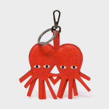 Load image into Gallery viewer, Octotwins Leather Bag Charm/ Keychain - Tigertree
