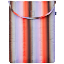Load image into Gallery viewer, Puffy Laptop Sleeve 16" - Gradient Stripe Poppy & Lilac - Tigertree