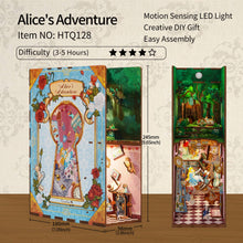 Load image into Gallery viewer, Miniature House Book Nook Kit: Alice's Adventures - Tigertree