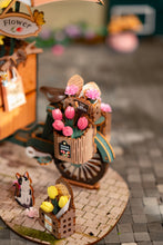 Load image into Gallery viewer, 3D Wooden Puzzle: Blossom Cart - Tigertree