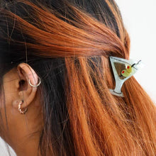 Load image into Gallery viewer, Mini Martini Hair Claw Clip - Tigertree