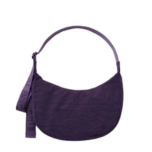 Load image into Gallery viewer, Medium Nylon Crescent Bag - Fig - Tigertree
