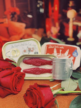 Load image into Gallery viewer, Tinned Fish Double Wick Candle -
